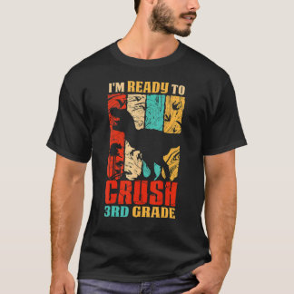  klaar om Dinosaur van de 3de graad terug te breng T-shirt