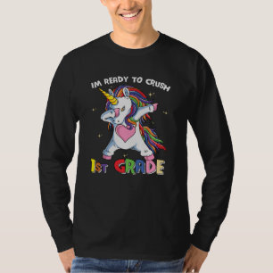 Klaar om het 1e leerjaar te verpletteren Cute Unic T-shirt