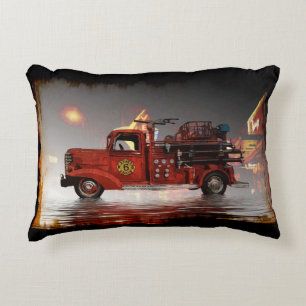 Klaar om in Vegas-Fire Truck Pillow Hoesje te roll Accent Kussen