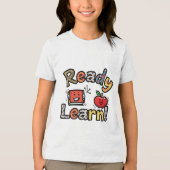 Klaar om Kinder T-shirts te leren (Voorkant)