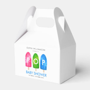 Klaar om kleurrijke Blauwe Baby Shower te barsten Bedankdoosjes
