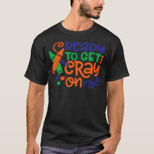 Klaar om mijn grijs aan te zetten t-shirt