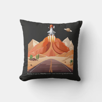 Klaar om naar Mars te gaan Kussen