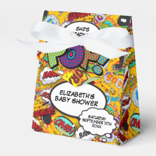 Klaar om te barsten Baby Shower Leuk stripboek Bedankdoosjes