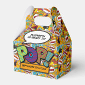 Klaar om te barsten Leuk modern stripverhaal babyf Bedankdoosjes (Voorkant Zijde)