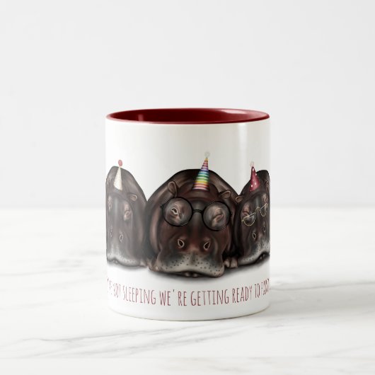 "Klaar om te feesten" Verjaardag Mok (Center)