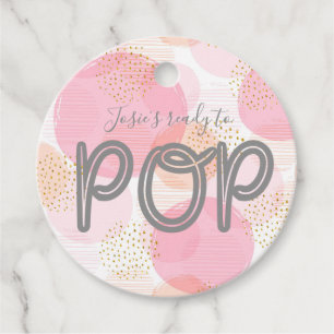 Klaar om te knallen Baby Shower Bedankkaartje Bedankjes Labels