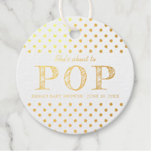 Klaar om te knallen Baby Shower Bedankkaartje Bedankjes Labels
