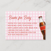 Klaar om te knallen Frisdrank Cola Baby Shower Boe Informatiekaartje (Voorkant)