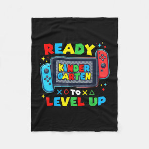 Klaar om te levelen gamer kleuters jongens terug n fleece deken