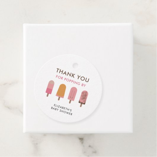 Klaar om te Poppen Baby shower Dank u Bedankjes Labels (In situ)