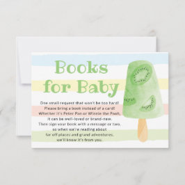 Klaar om te Poppen Popsicle Zomerboeken voor Baby Save The Date