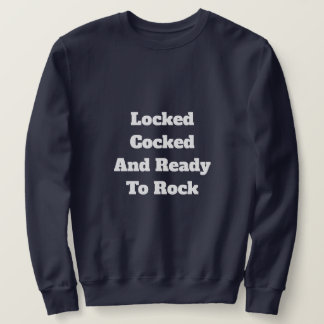 Klaar om te rocken Basic T-shirt voor heren