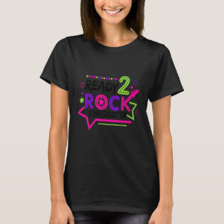 Klaar om te rocken kleuterschool terug naar school t-shirt