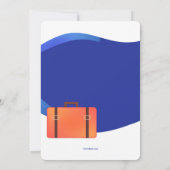 Klaar om te vliegen Afstuderen Going Away Party Kaart (Achterkant)