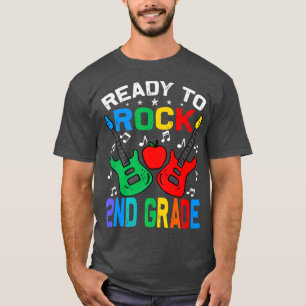 Klaar om tweede klas terug te zetten naar school g t-shirt