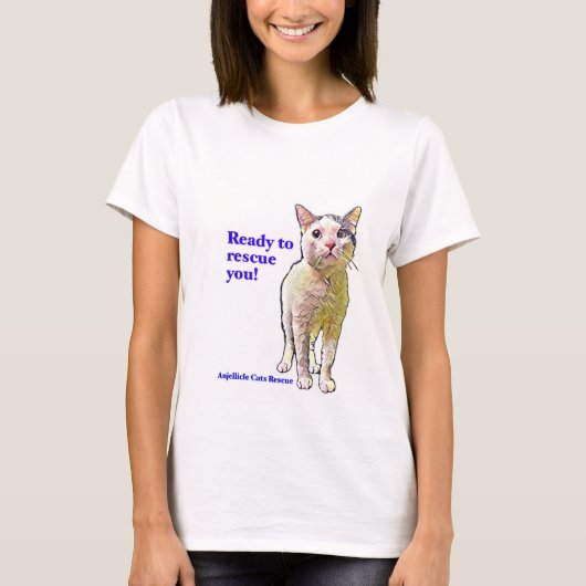 Klaar om u te redden groot grafisch-spyro T-shirt (Voorkant)