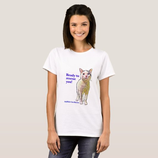 Klaar om u te redden groot grafisch-spyro T-shirt (Voorkant volledig)