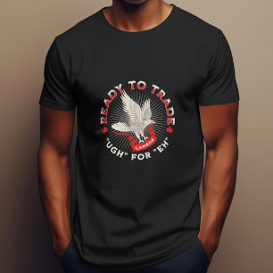 Klaar om Ugh te ruilen voor EU Canada Design Polit T-shirt