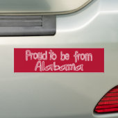Klaar om uit de Bumpersticker van Alabama te komen (Op auto)