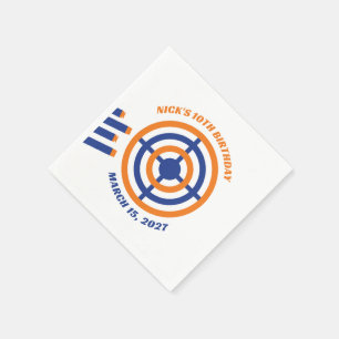 Klaar, Richt, Feest! Nerf Pistool Thema Verjaardag Servet