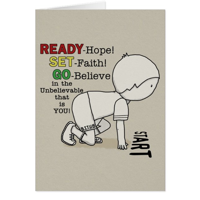 Klaar, Set, ga geloven! (Voorkant)