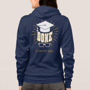 Klaar Student Afstudeerklas van 2022 Hoodie