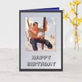 Klaar te skien kaart (Gele Bloem)