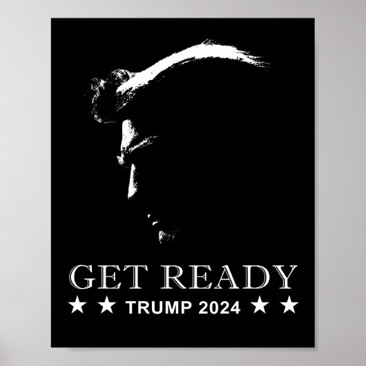 Klaar: Verenigde Staten Donald Trump 2024 Poster (Voorkant)