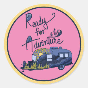 Klaar voor Adventure Sticker