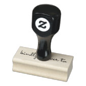 Klaar voor aflevering op kalligrafirubberstempel 	rubberstempel (Stempel)