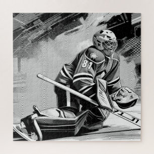 Klaar voor Alles - IJshockey Doelman Legpuzzel