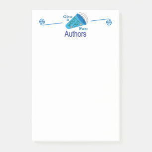 Klaar voor auteurs post-it® notes