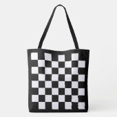 Klaar voor Checkers of Chess Anytime Draagtas (Achterkant)