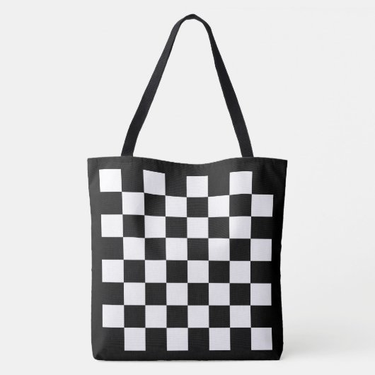 Klaar voor Checkers of Chess Anytime Draagtas (Achterkant)