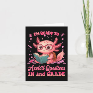 Klaar voor de 2e klas Axolotl Eerste Dag op School Kaart