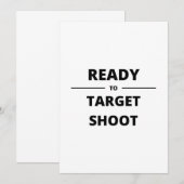 KLAAR VOOR DE AANSCHAF VAN TARGET KAART (Voorkant / Achterkant)