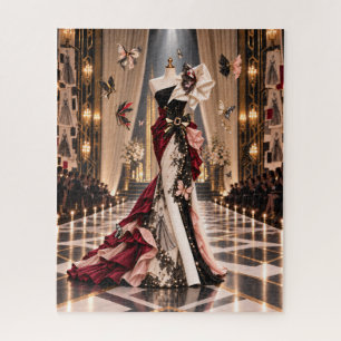 Klaar voor de catwalk legpuzzel