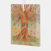 Klaar voor de Herfst Glas Ornament (Voorkant links)