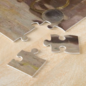 Klaar voor de jacht (middeleeuwse scène) legpuzzel (Zijkant)