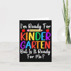 Klaar voor de kleuterschool en terug naar de leerk kaart