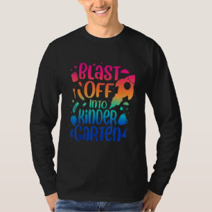 Klaar voor de kleutertijd Dye Blast Off In Kind T-shirt