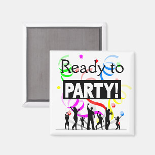 Klaar voor de party magneet