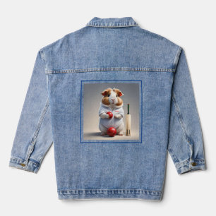 Klaar voor de pitch, cavia cricketer denim jacket