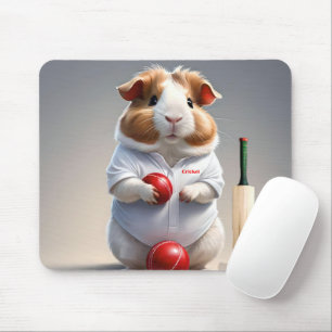 Klaar voor de pitch, cavia cricketer muismat