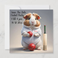 Klaar voor de Pitch: Cavia in Cricket Uitrusting,