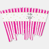 Klaar voor de Pop! Baby Shower Bedankdoosjes (Ongevouwen)