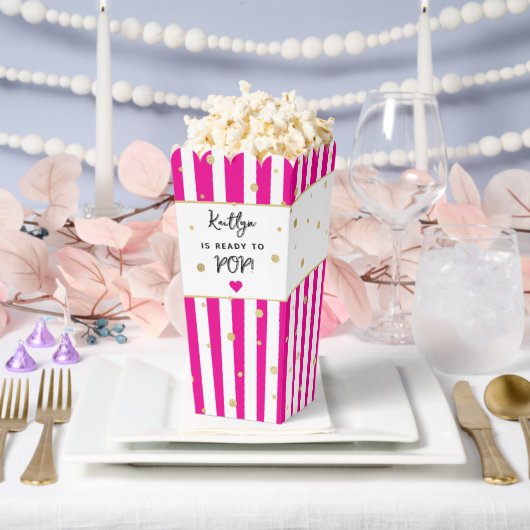 Klaar voor de Pop! Baby Shower Bedankdoosjes (Huwelijk)