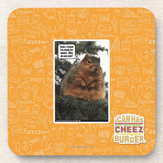 Klaar voor de winter drankjes onderzetter (Voorkant)