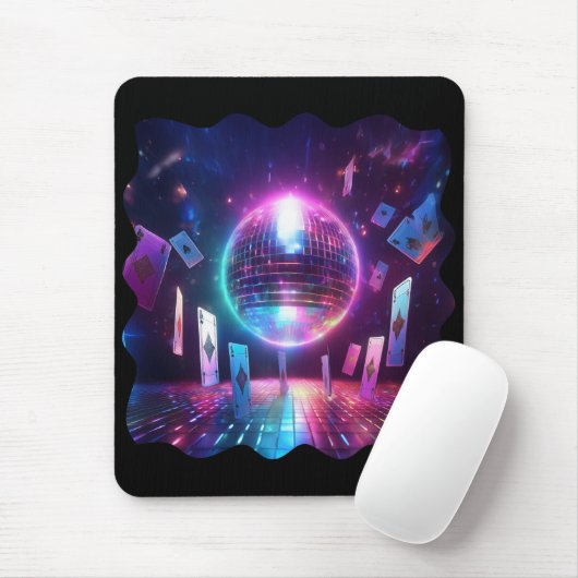 Klaar voor een avond dansen en gokken muismat (Met muis)